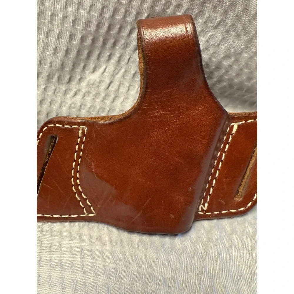 Triple K 420 Secret Agent Holster RH 420-5 S&W 945 Brown Leather Snap